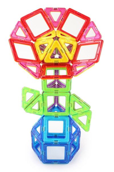 JOYCE TOYS مجموعة مغناطيس إبداعية مكونة من 62 قطعة