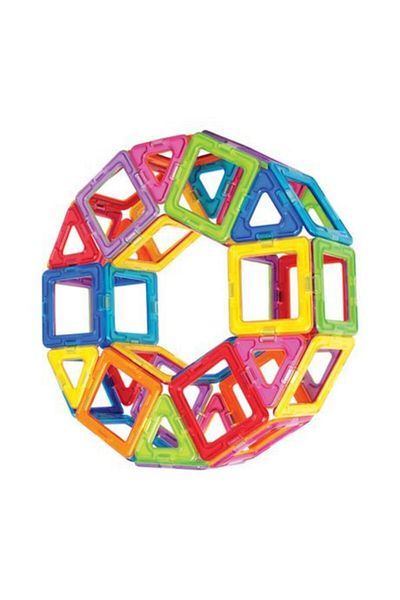 JOYCE TOYS مجموعة مغناطيس إبداعية مكونة من 62 قطعة