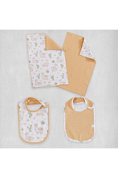 tinylamb 8 Piece Lama Muslin Baby Nutrition Set