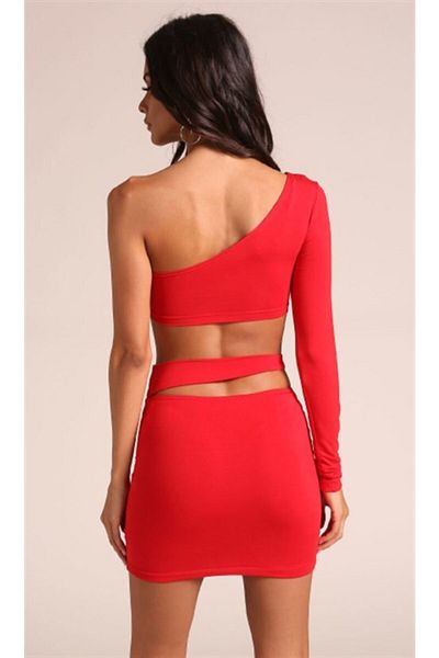 Terry Pau Women's Red Double Suit - Cbtp 101529