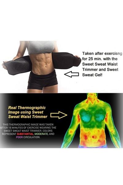 Dr. Cornell Sweet Sweat Thermal Sauna Waist Trimmer Belt Sweater Fat Burner Slimming Belt