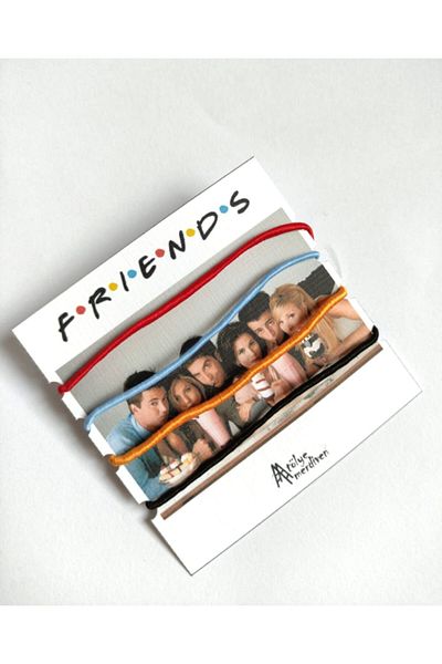 Atölye Merdiven Friends Printed Rope Bracelet Set