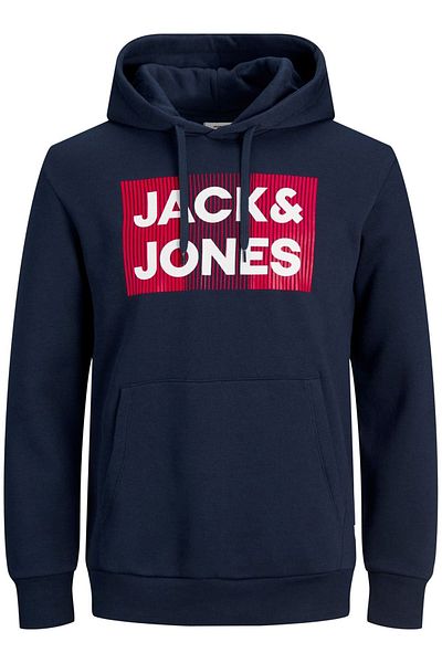 Jack & Jones Hanorac albastru bleumarin pentru bărbați