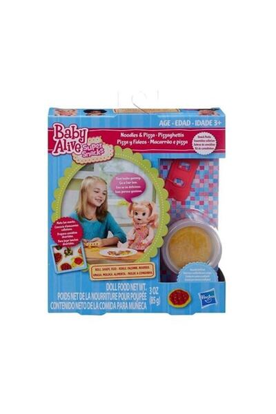 Baby Alive Super Snacks Yedek Mama Paketi - Noodle & Pizza B1454
