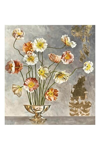 Genel Markalar Zarif Çiçekler Sayılarla Boyama Seti 60x75