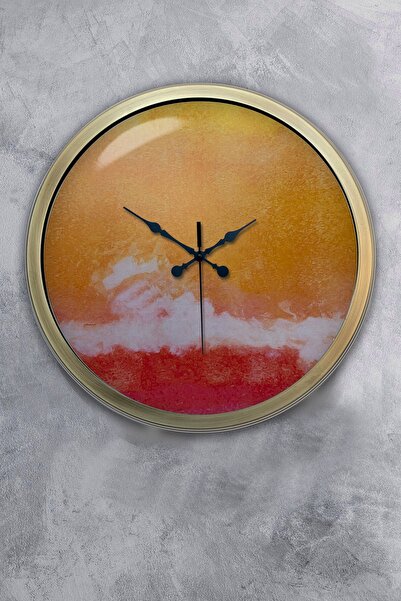 Kasva Concept ساعة حائط هدية 40 سم معدنية مدمجة معدنية رائعة