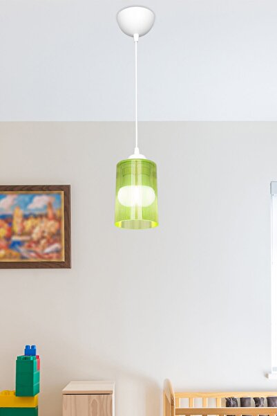 Modelight Limoni Yeşil  Optik Promo Sarkıt -  Çift Ampul Görünümlü