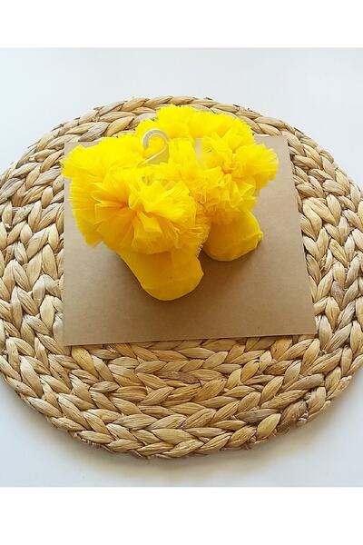 Asa Bebek Çocuk Baby Girl Melon Tutu Socks Kokoş Socks