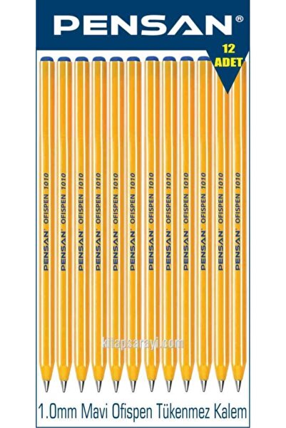 Pensan Ofispen 1.0 Mm Mavi Tükenmez Kalem 12 Adet