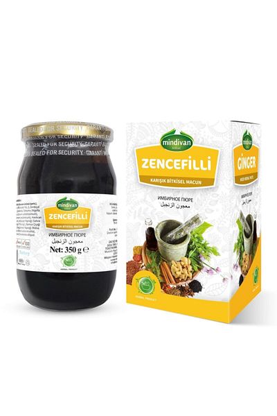 Mindivan Herbal Honey Blend with Ginger 350 g