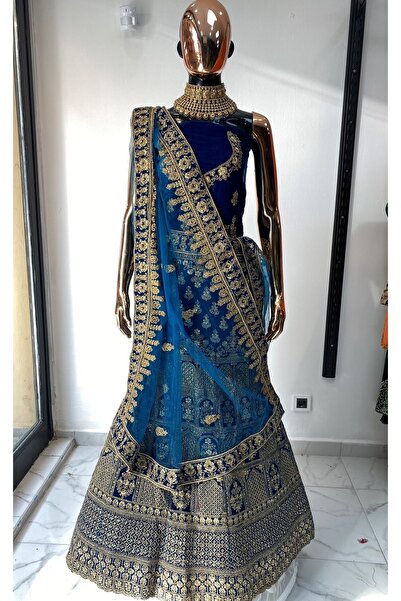 Aashiv's Collection Kına Elbisesi - Hint Elbisesi - Kaftan - Lehenga