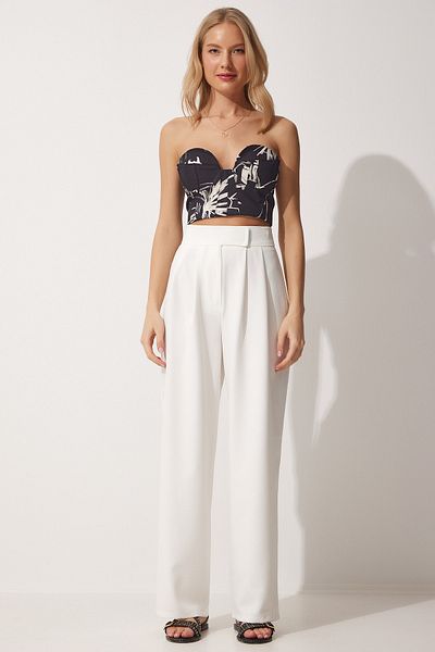 Happiness İstanbul Pants - White - Relaxed