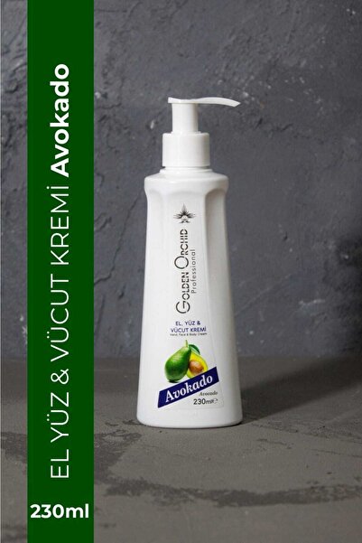 Golden Orchid Nemlendirici Krem Kuru Ciltler Avokadolu Içerikli Beyazlatıcı Yüz Vücut Kremi 230 ml