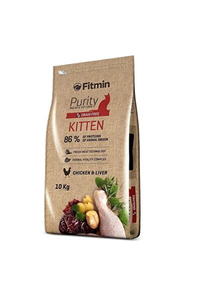 Fitmin Purity Kitten Taze Tavuk Etli Yavru Kedi Maması 10 kg