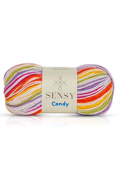 SENSY Premium Candy Hand Knitting Thread Baby Kids Sweater Thread Cardigan Vest Scarf Thread Blanket Thread