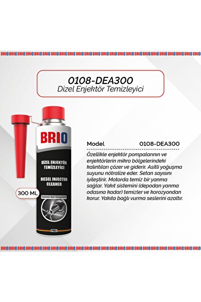 BRIO Dizel Enjektör Temizleyici 300 ml