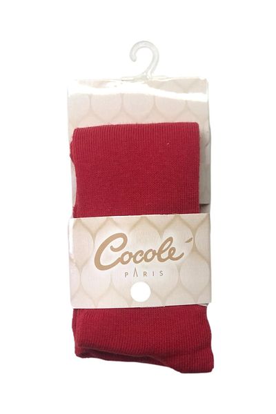 Cocole Едноцветен детски чорапогащник (високо съдържание на памук)