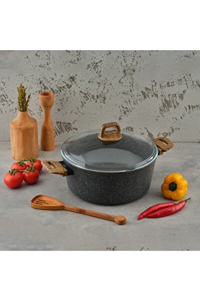 Leydi Marble Natura Granit Derin Tencere 20 Cm