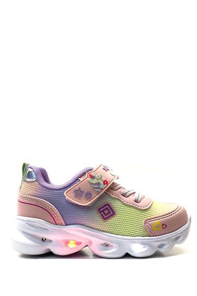 pepino 1415 Light Girl's Powder/lilac Lighted Sneaker