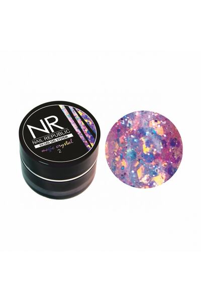 Nail Republic Kalıcı Oje Magic Crystal 02 – 7GR Işıltılı Tırnaklar İçin Dayan...