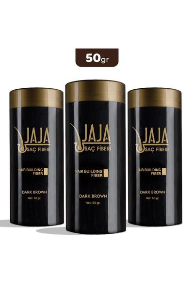 Jaja Saç Fiberi Dark Brown 50 Gr X 3