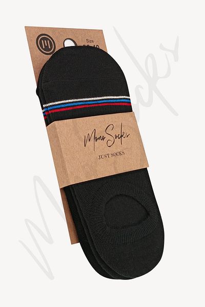 Mono Socks Αθλητικές αόρατες κάλτσες 3 συσκευασιών