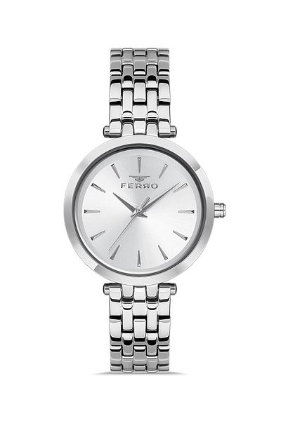 FERRO Yellow Steel Cord Women's Wristwatch Fl21331a-b