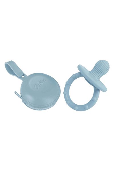 OiOi Silicone Gummy Teethers and Pod Pacifier Box