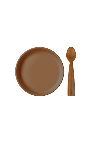 OiOi Basic Silikon Beslenme Seti Tabak&nam Nam Kaşık