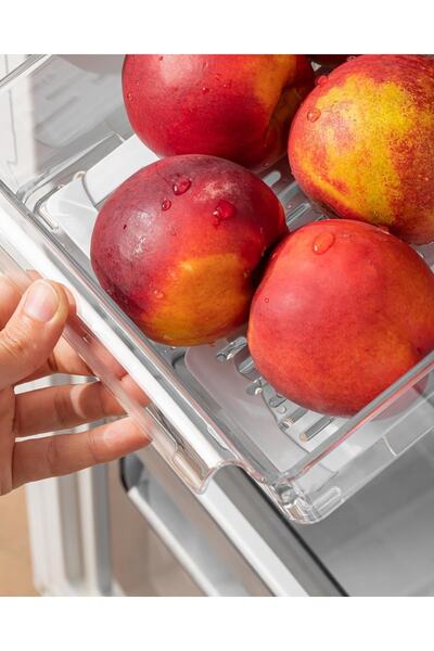 Soft Chef 20cmx32,5x7cm Sieve Kapaklı Buzdolabı Organizer