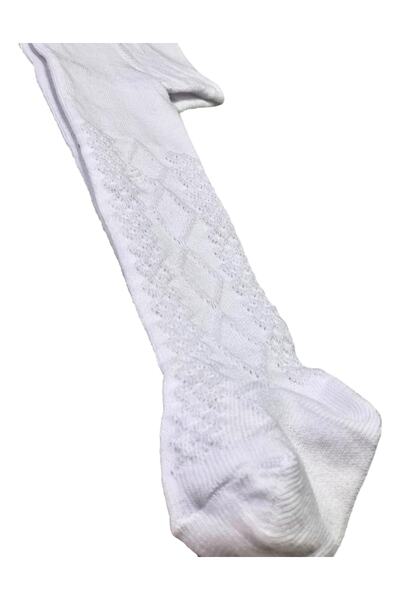 Cocole Детски чорапогащник с ромбовиден мотив (високо съотношение памук)