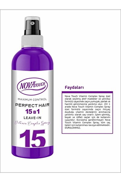 Nova Touch Saç Vitamin Sprey 200 Ml
