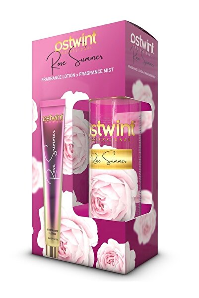 Ostwint 1+1 Rose Summer Body Mist - Body Lotion 200 Ml+ 50 Ml