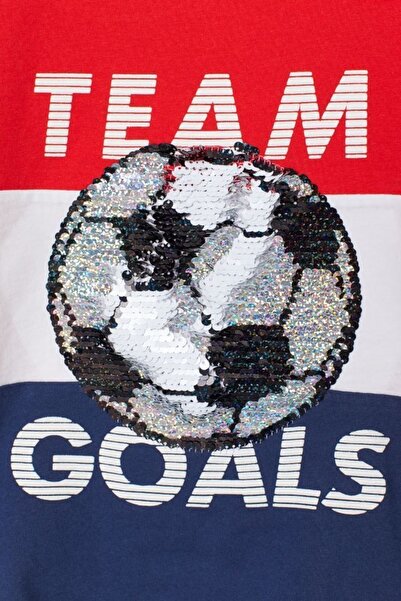 Pink Hippo Kids Boy's Ball Sequined T-shirt