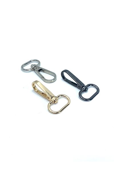 MİAPOLLO 2cm Oval Spring Hook Hanger (10 Pieces)