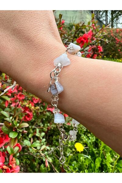 Mosby Chalcedony Natural Stone Bracelet