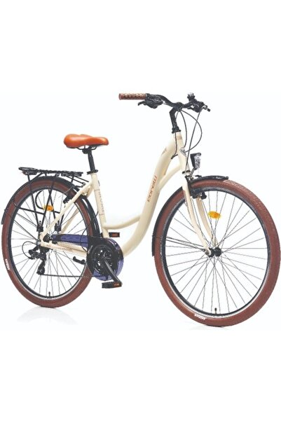 Corelli Glowie 26 Jant V 44k Şehir Bisikleti Krem-bakır