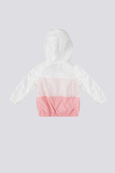 U.S. Polo Assn. The Nobility Of Pink Cream Baby Girl Raincoat