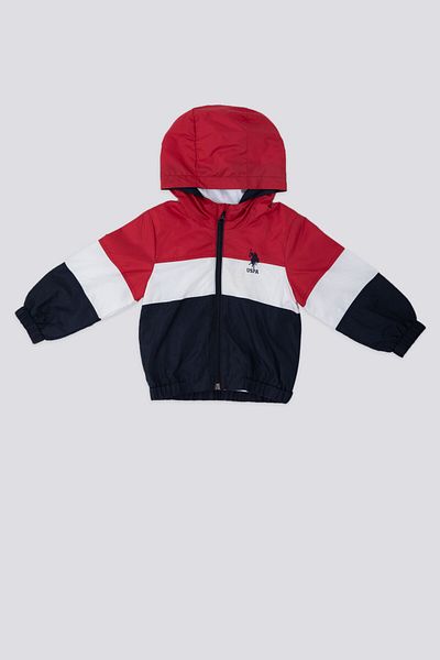 U.S. Polo Assn. The Radiance Of Colors Red Baby Boy Raincoat