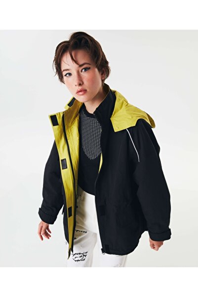 Twist Teknik Kumaş Mont