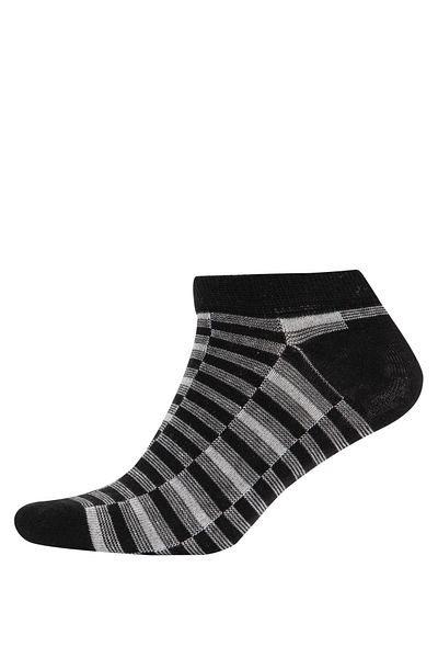 DeFacto Men's 3-pack Cotton Booties Socks