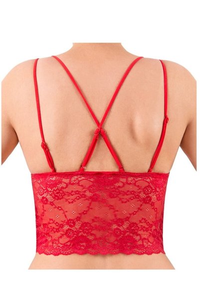 HAREM SUARE Bralet New Murcia pentru femei, roșu