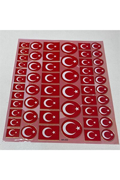 EleganTShoP Sticker Seti Türk Bayrağı Tbs