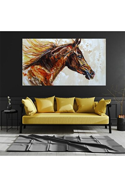 HDART Modern Soyut At Duvar Kanvas Tablo Tablosu