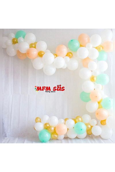MFM Party Mixed Color Chain Balloon