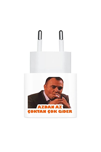 Namgo Kurtlar Vadisi Çakır Azdan Az Şarj Aleti Etiketi - Şarj Aleti Sticker (...