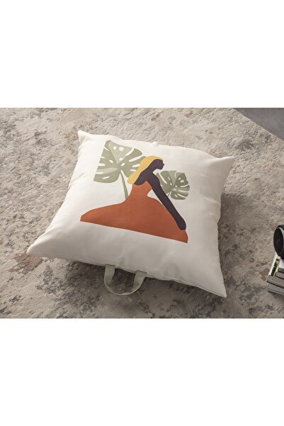 Ottoson Dekoratif Çok Amaçlı Kare Yer Salıncak Balkon Minderi