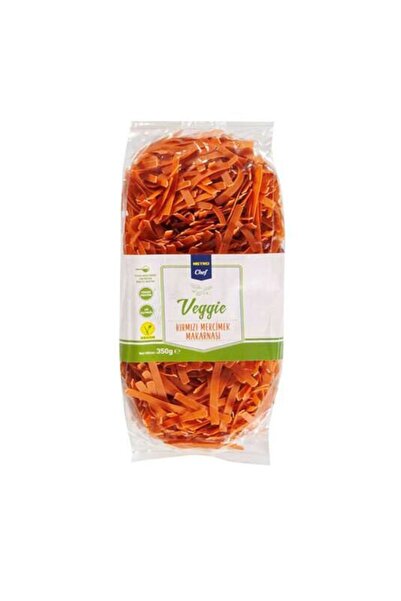Metro Chef Veggie Kırmızı Mercimek Makarna 350 G