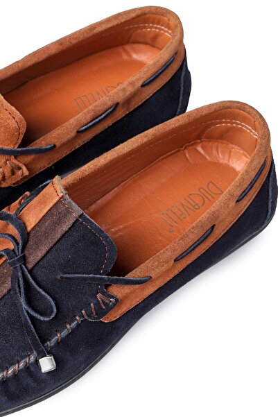 Ducavelli Colore Hakiki Deri Erkek Günlük Ayakkabı, Loafer Ayakkabı, Hafif Ayakkabı, Süet Loafer