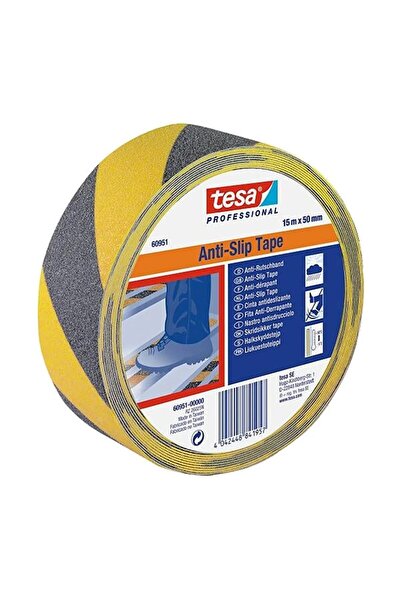 Tesa Kaydırmaz Bant, 15m:50mm, sarı-siyah